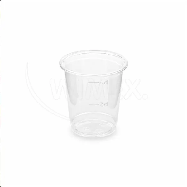 Kelímek (PET) čirý O48mm 2cl/4cl [40 ks]
