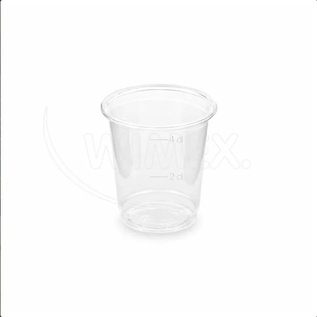 Kelímek (PET) čirý O48mm 2cl/4cl [40 ks]