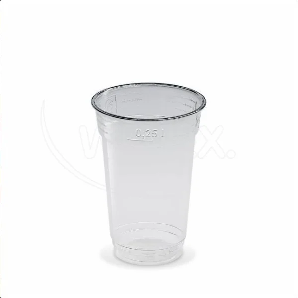 Kelímek (PET) čirý O78mm 0,25L [50 ks]