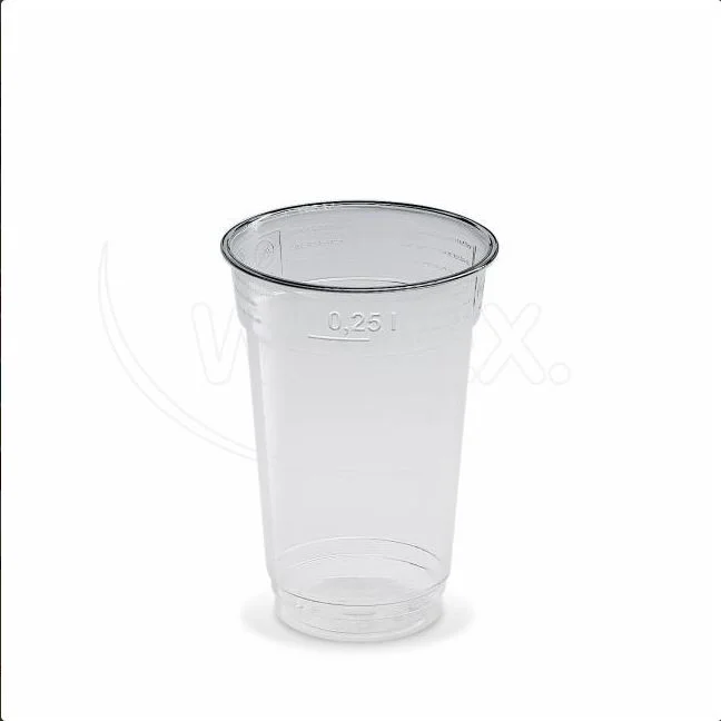 Kelímek (PET) čirý O78mm 0,25L [50 ks]