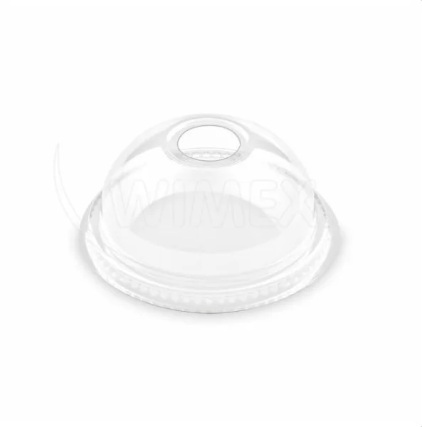 Víčko vypouklé s otvorem pro kelímek PET O78mm [50 ks]