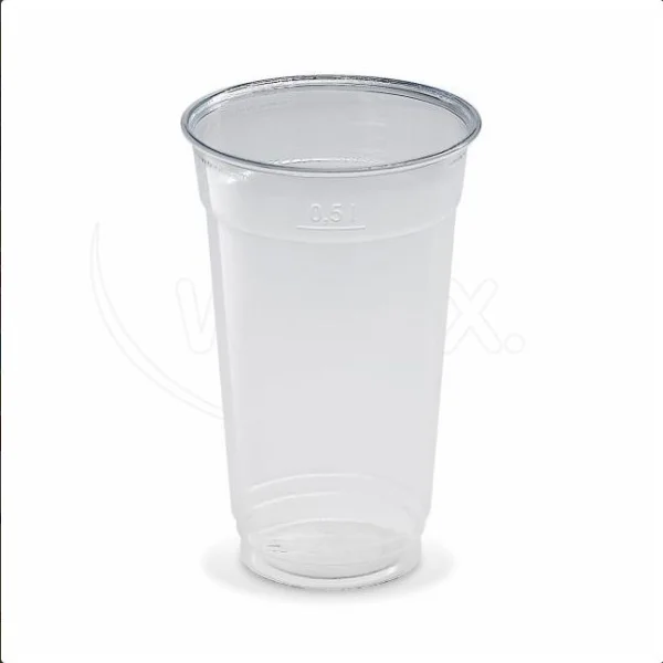 Kelímek (PET) čirý O95mm 0,5L [50 ks]