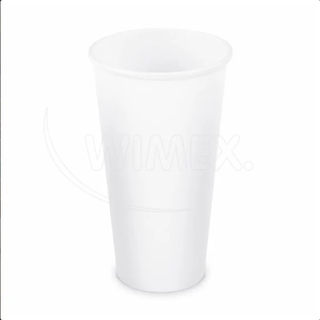 Papírový kelímek bílý O90mm 610ml `XXL` [50 ks]