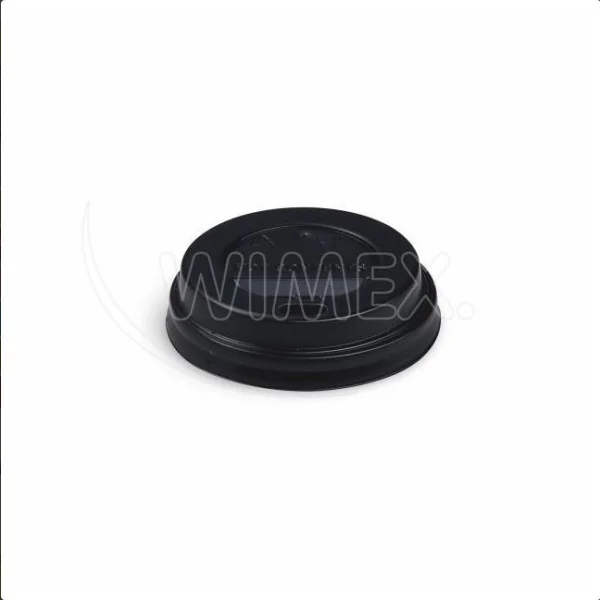 Víčko vypouklé černé pro papírové kelímek O62mm [50 ks]