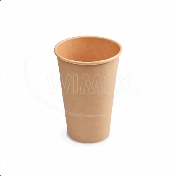 Papírový kelímek kraft O80mm 330ml `ML` [50 ks]
