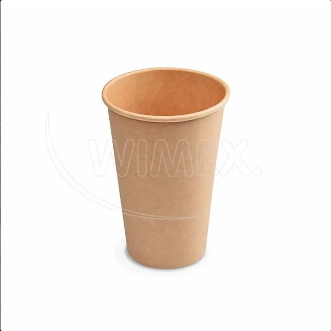 Papírový kelímek kraft O80mm 330ml `ML` [50 ks]