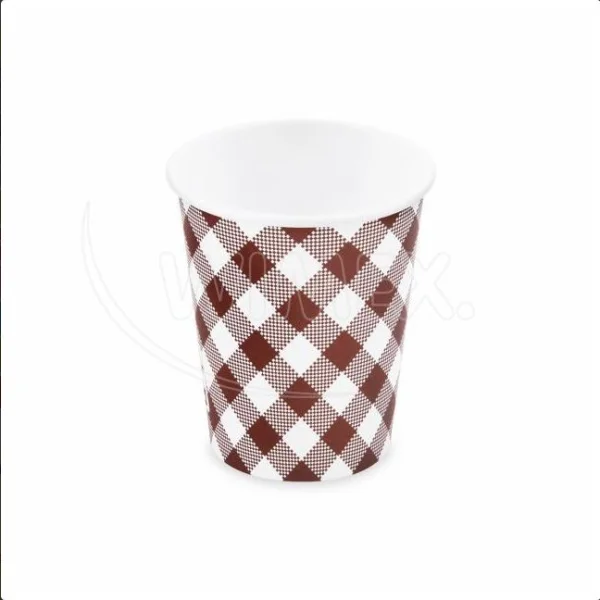 Papírový kelímek (PAP/PE) Karo O80mm 280ml `0,2L/8oz/M` [10 ks]