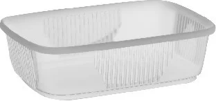 Miska (PP) hranatá průhledná 108 x 80 mm 150ml [100 ks]