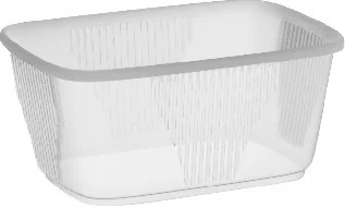 Miska (PP) hranatá průhledná 108 x 80 mm 250ml [100 ks]