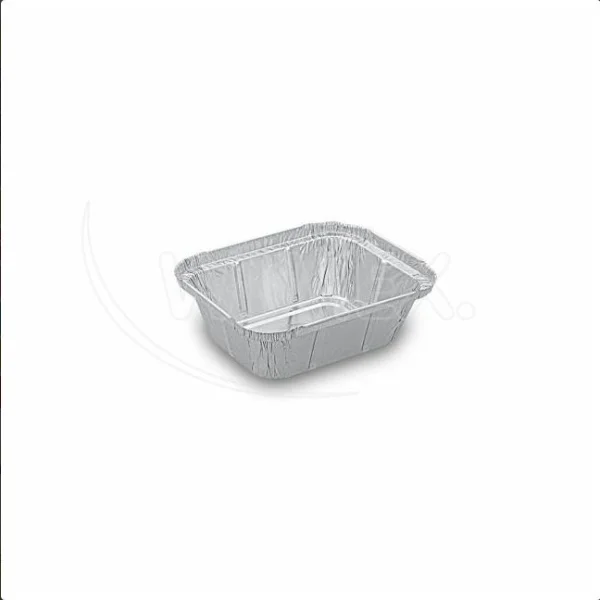 Miska (ALU) hranatá 129 x 103 x 34 mm 250ml [100 ks]