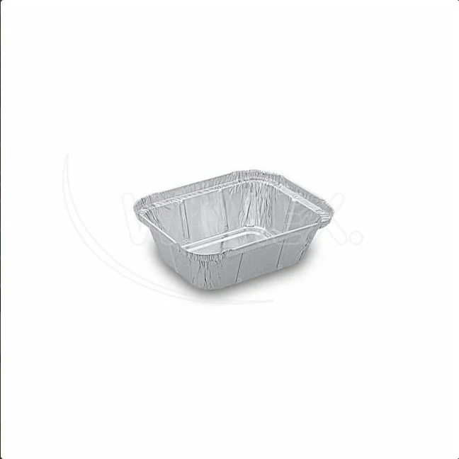 Miska (ALU) hranatá 129 x 103 x 34 mm 250ml [100 ks]