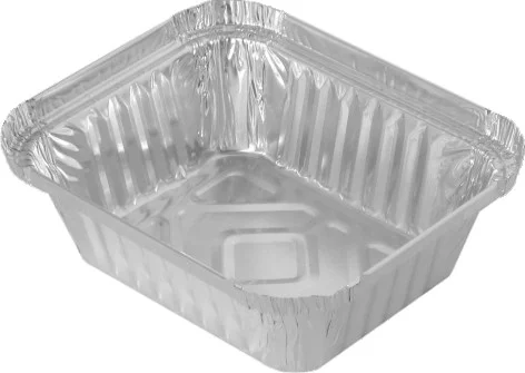 Miska (ALU) hranatá 145 x 120 x 41 mm 470ml [100 ks]