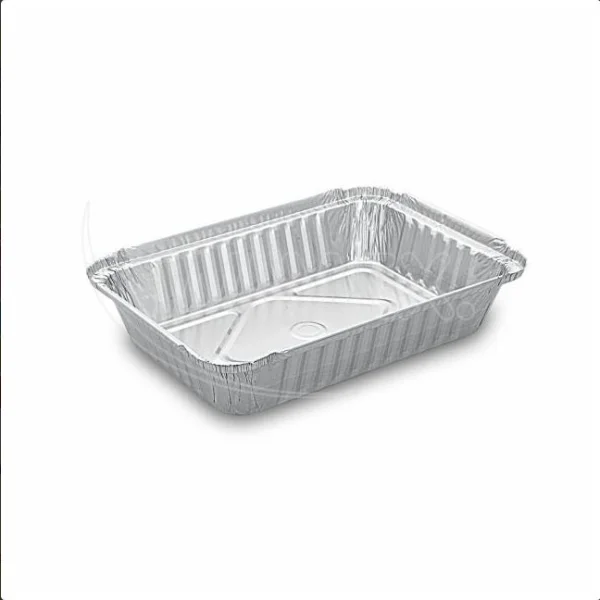 Miska (ALU) hranatá 222 x 158 x 38 mm 862ml [100 ks]