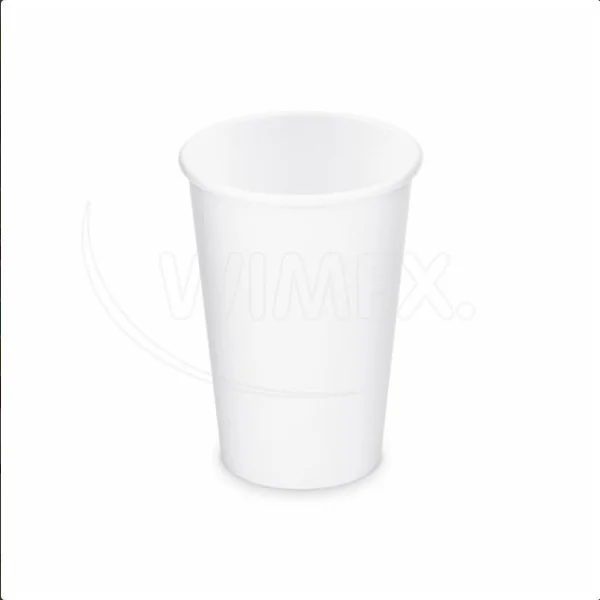 Papírový kelímek bílý O80mm 330ml `ML` [10 ks]