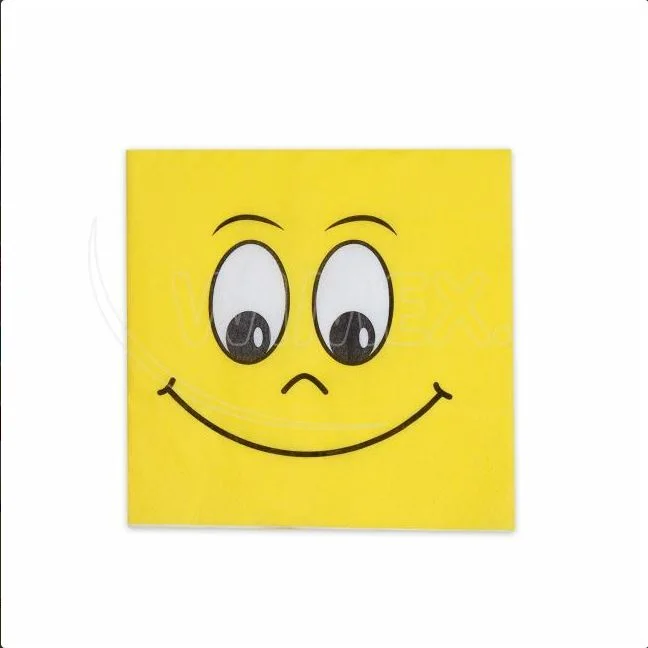 Papírové ubrousky 3vrstvý Smile 33 x 33 cm [20 ks]