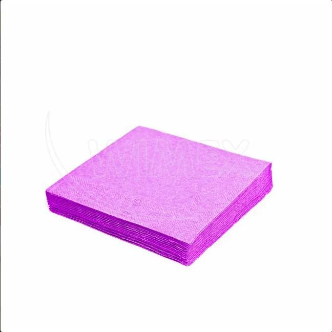 Papírové ubrousky 3vrstvý světle fialový 40 x 40 cm [250 ks]