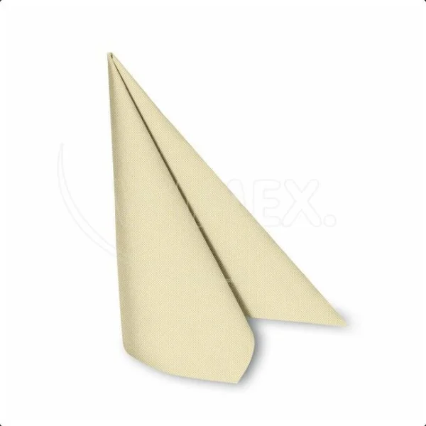 Papírové ubrousky PREMIUM béžový 40x40cm 50ks