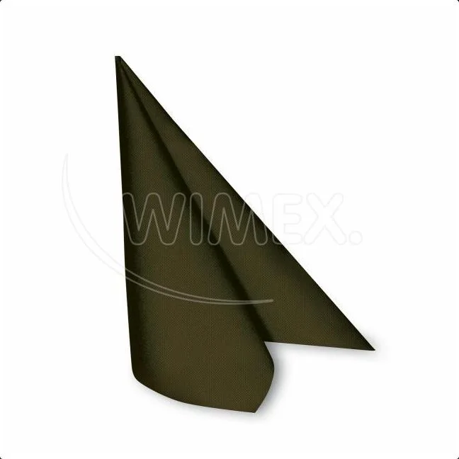 Papírové ubrousky PREMIUM hnědý 40x40cm 50ks