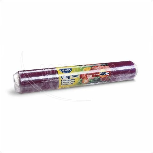 Potravinová fólie (PVC) 44cm x 300m jednotlivě balená [1 ks]