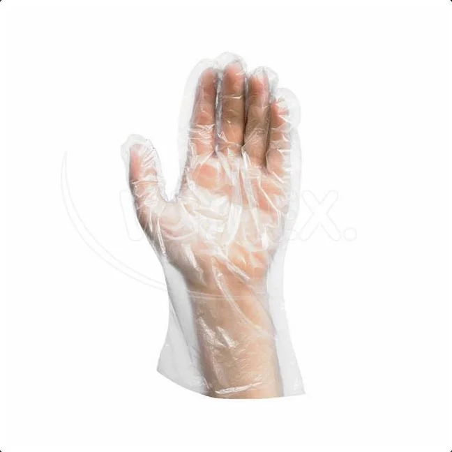 Rukavice (HDPE) jednorázová transparentní `L` [100 x 100 ks]