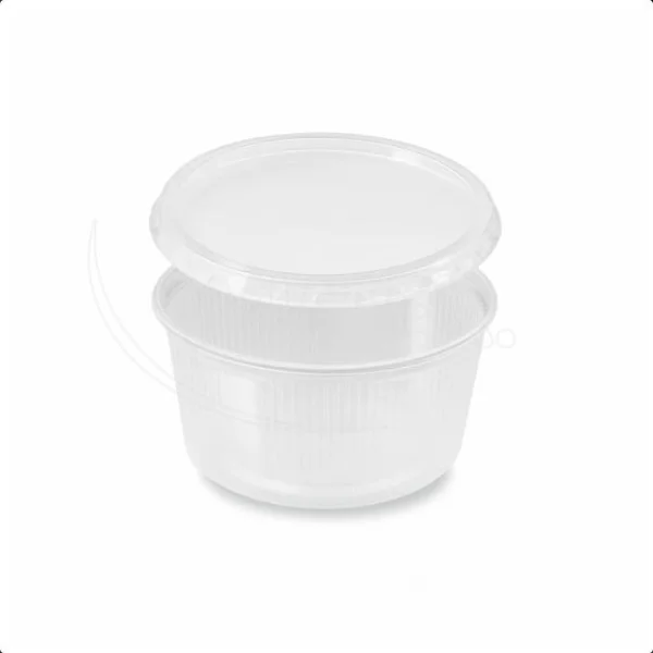 Miska (PP) kulatá průhledná 250ml + víčko [250 ks]