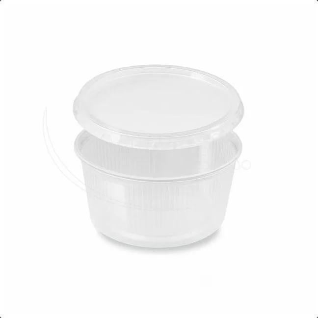 Miska (PP) kulatá průhledná 250ml + víčko [250 ks]