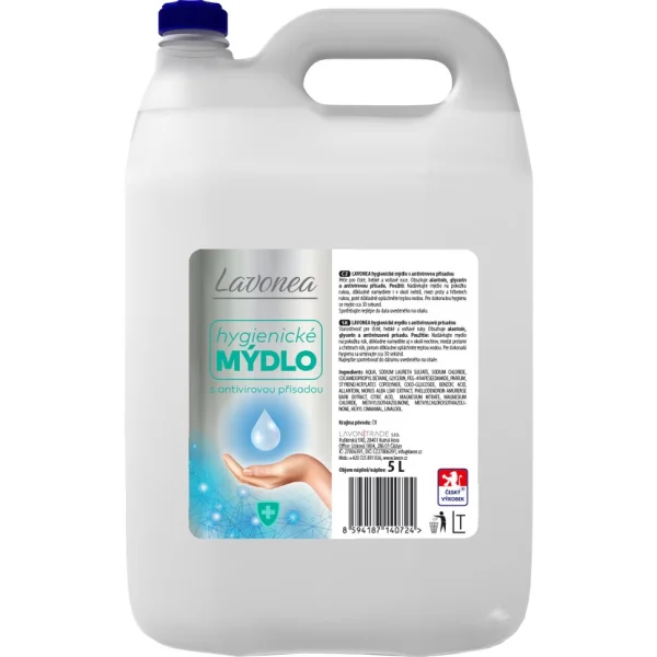 LAVON hygienické mýdlo s antivirovou přísadou 5l