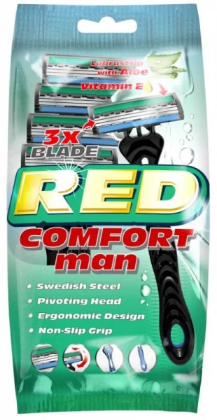 Holící strojek RED COMFORT man 5ks