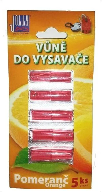 Vůně do vysavače - pomeranč (5 ks v blistru) Jolly