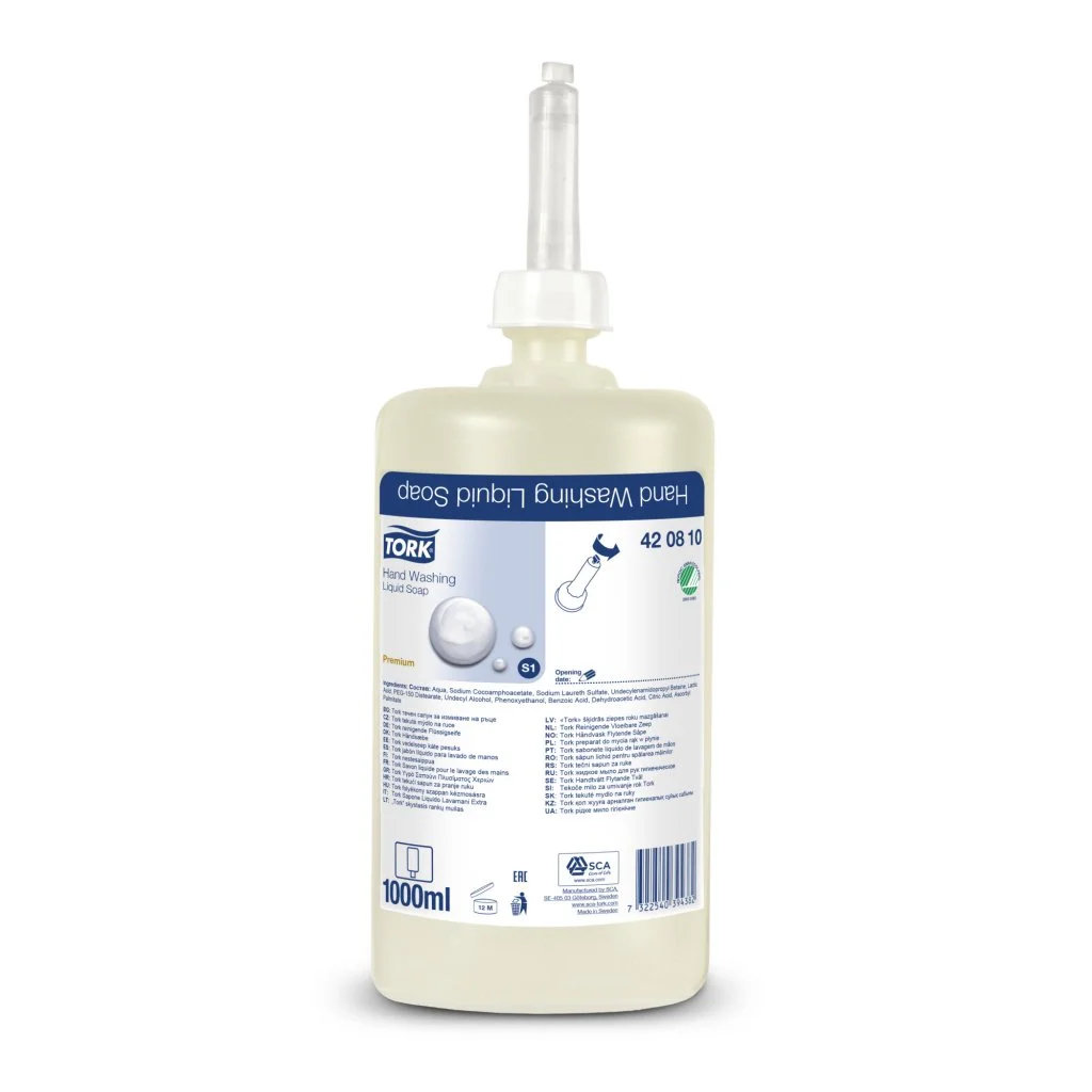 TORK Mýdlo tekuté extra hygienické 1l