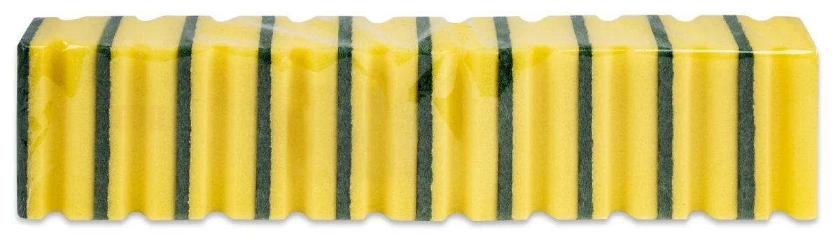 HUBKA na nádobí tvarovaná 9x7x4cm 10ks žlutá