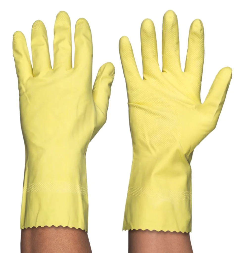 ***RUKAVICE LATEX silné žluté, vel.L***