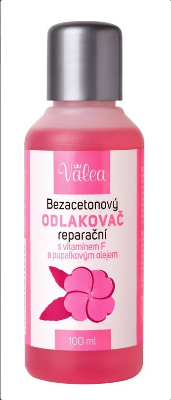 VALEA ODLAKOVAČ bezacetonový s vitamínem F a pupalkovým olejem 100ml