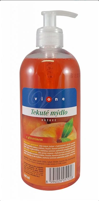 VIONE tekuté mýdlo Broskev růžové 500ml