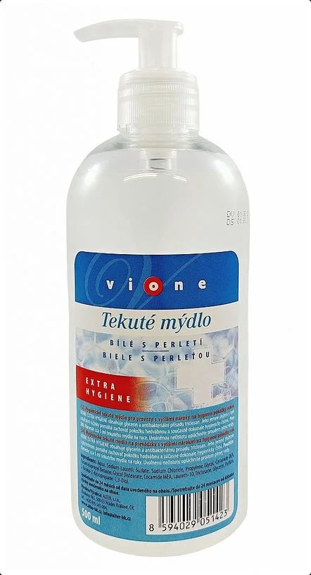 VIONE tekuté mýdlo Bílé s perletí Extra Hygiene 500ml