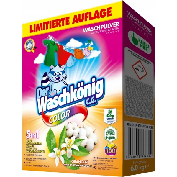 WASCHKONIG prací prášek Color 6kg 100PD