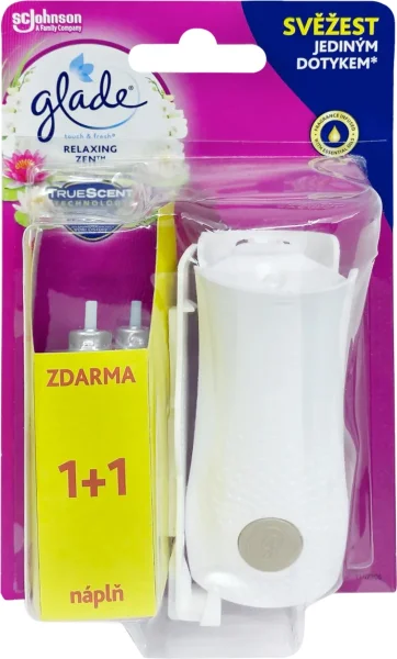 GLADE/BRISE One Touch&Relaxing Zen strojek+náplň 2x10ml