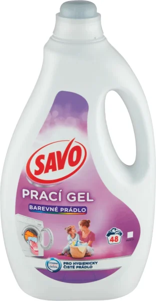 SAVO Prací gel Barevné prádlo 48PD 2,4l