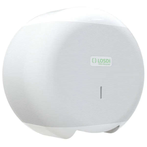ZÁSOBNÍK LOSDI na toaletní papír Jumbo 280mm CP3007-B, plast bílý
