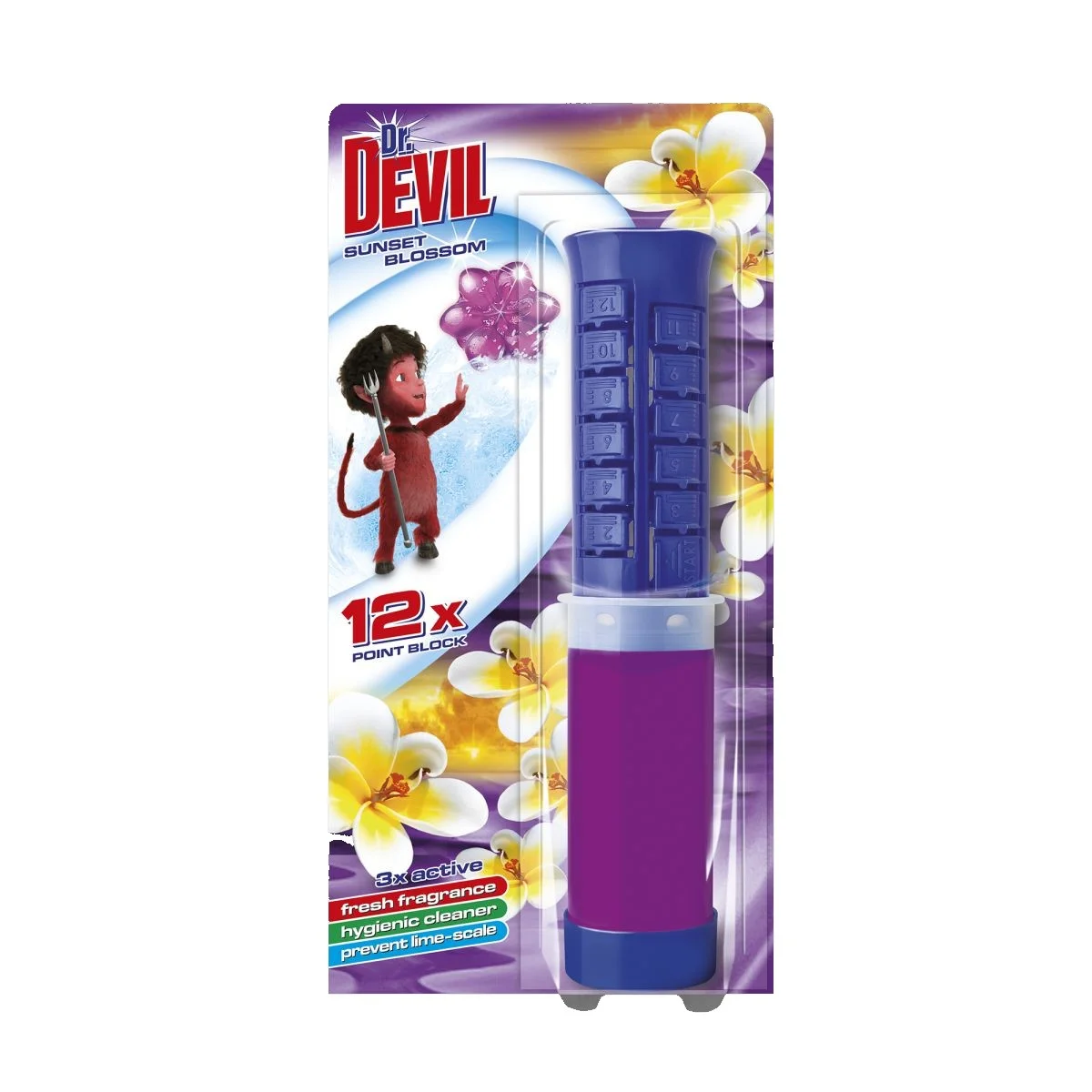Dr.DEVIL 3v1 WC Point block Sunset Blossom 75ml