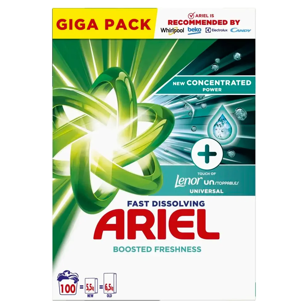 ARIEL prací prášek Color Touch of Lenor 100PD BOX 5,5kg
