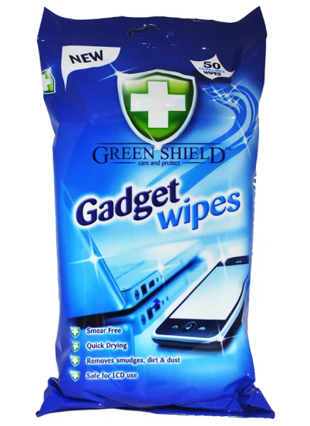 GREEN SHIELD Vlhčené ubrousky na elektroniku 50ks