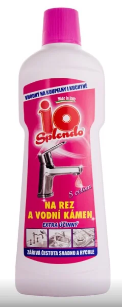 IO SPLENDO na rez a vodní kámen s octem 750ml růžový