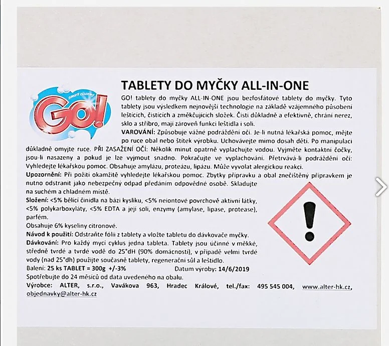 GO! Tablety do myčky 5v1 100ks