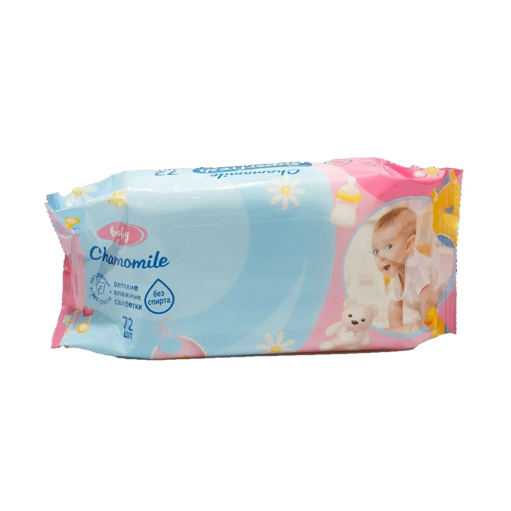 SUPERFRESH Chamomile vlhčené ubrousky 72ks