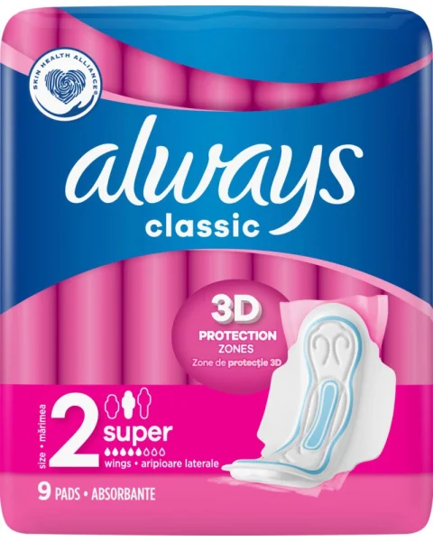 VLOŽKY ALWAYS Classic Maxi 9ks
