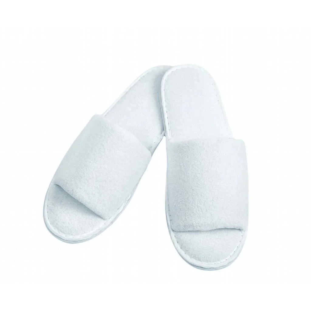 PANTOFLE hotelové bílé uni. s otevřenou špičkou 28cm 1pár
