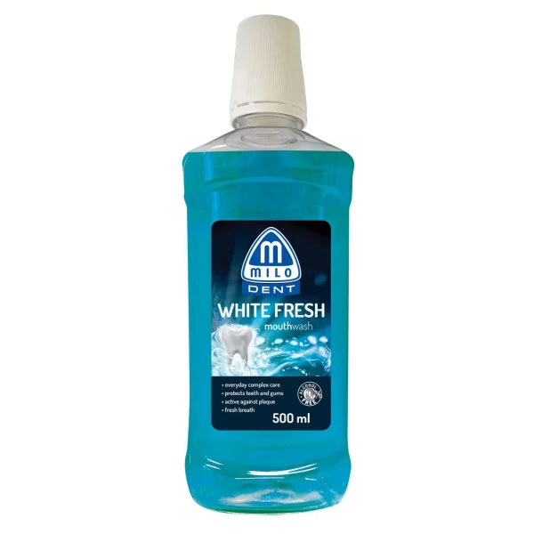 MILO DENT ústní voda White Fresh 500ml