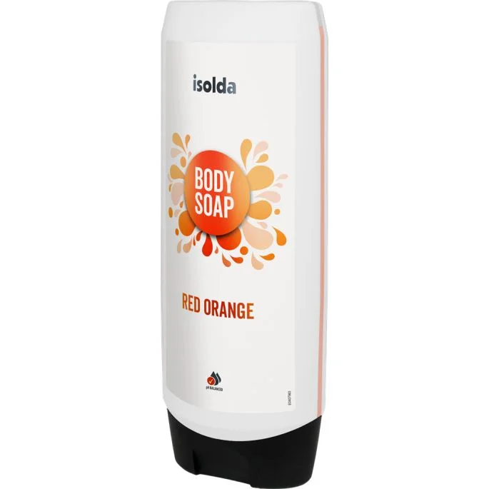 ISOLDA tělové mýdlo Red orange 550ml CLICK&GO!