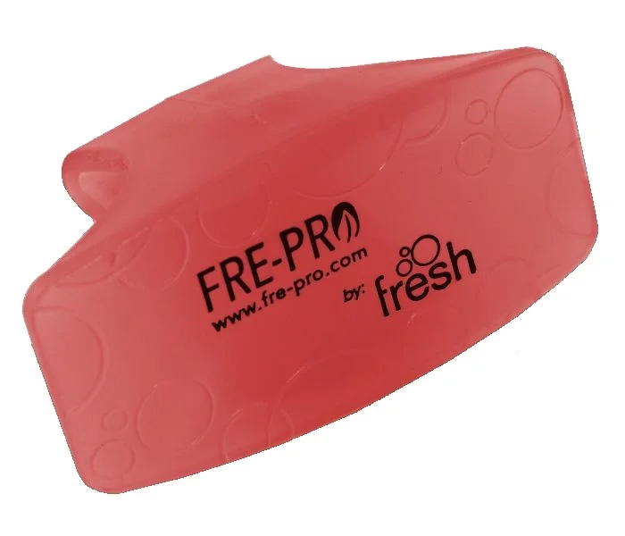 FRE-PRO BOWL CLIP vonná závěska pro dámské toalety Kiwi+grapefruit 1ks (červená)